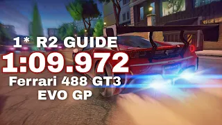 1:09.972 | 1* Round 2 Guide | Ferrari 488 GT3 EVO GP | ASPHALT 9: LEGENDS