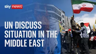 UN Security Council discuss the situation in the Middle East