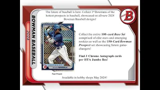 2024 Bowman Jumbo Full Case Pick Your Team PYT Break #111 - 5/27/24