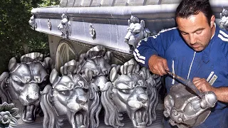 The zinc craftsman. More than 100 gargoyles and figures made with this metal to decorate a palace