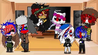 Countryhumans react to…. //My AU and my ships// part 1/? //countryhumans // Gacha club