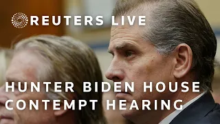 LIVE: Hunter Biden appears at House hearing to vote on holding him in contempt