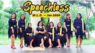 SPEECHLESS [ Line Dance ] Demo by Astri & Dreams LD Class