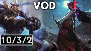 Garen vs Yone - high elo SoloQ patch 14.6 - Erislash VODs