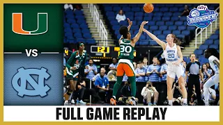 Miami vs. North Carolina Full Game Replay | 2024 Ally ACC Women's Basketball Tournament