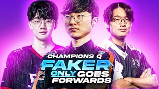 FAKER ONLY GOES FORWARD - CHAMPIONS QUEUE - CAEDREL