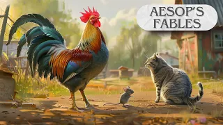The Cat, the Rooster and the Young Mouse: Aesop's Fable of Deceptive Appearances | Kids Story Time