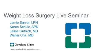 Weight Loss Surgery Informational Seminar | February 2022