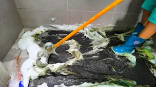 New Method V Horrible Dirty Carpet Cleaning Satisfying Asmr #rugwashingasmr #carpetcleaning