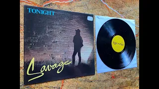 SAVAGE - Tonight -- LP - VINYL B1 B1  Tonight 3:40 Germany 1985 2 ST ORIG