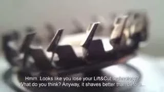 How to sharpen a replacement shaving head in 30 seconds ?