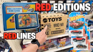 I Found The New Hot Wheels Red Editions & Vintage Redline Hot Wheels!