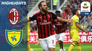 Milan 3-1 Chievo | I Rossoneri battono il Chievo con una doppietta di Higuain | Serie A