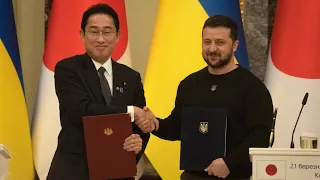 Japan's Prime Minister makes surprise visit to Ukraine