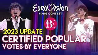 Eurovision: Entries that got points from Everyone (2023 update)