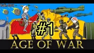 [AGE OF WAR]Hướng Dẫn Thắng Chế Độ Khó Dễ Như Ăn Kẹo!!!