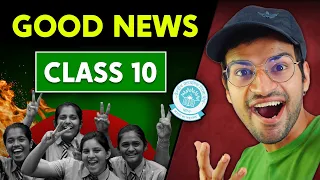 Class 10th 2024 𝗚𝗢𝗢𝗗 𝗡𝗘𝗪𝗦 😍 for BOARDS EXAM 😱 | CBSE BIG UPDATE