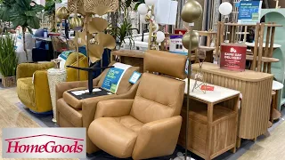 HOMEGOODS SHOP WITH ME ARMCHAIRS CONSOLES TABLES FURNITURE HOME DECOR SHOPPING STORE WALK THROUGH