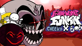 Vs Cheeky V3 FULL WEEKS 1-5 + Secret Song! (Cutscenes, Dialog, Bob and Ron) | Friday Night Funkin