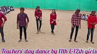 Teachers'day dance by 11th & 12th girls