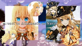 "Who made me a Princess" react to Athanasia as Navia |11| gacha nox |AU|