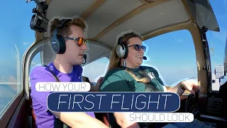 Her First Flight Lesson | The Way A Discovery Flight Should Be