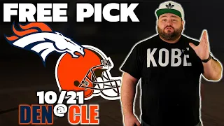 Browns vs Broncos | Free Week 7 NFL Football Picks | DEN @ CLE TNF Thursday Bets | Kyle Kirms