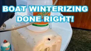 HOW TO WINTERIZE A BOAT properly   Fast paced overview 4.3L Alpha 1 Sea Ray 3.0 5.0 5.7