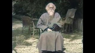 Rabindranath Tagore In Colour. A Rare Interview.(Re-colourised)Actual footage of the saint revealed.