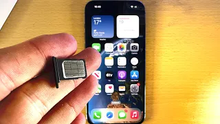 How To Insert SIM Card in iPhone 14 Pro Max!