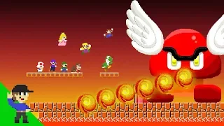 Level UP: Team Mario vs Giant Fire Paragoomba