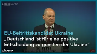 Tag der Industrie "TDI22": Rede von Bundeskanzler Olaf Scholz (SPD) am 21.06.22