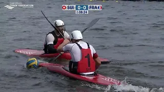 2019 ECA Canoe Polo European Championships  - Game 148  - Men - SUI vs. FRA