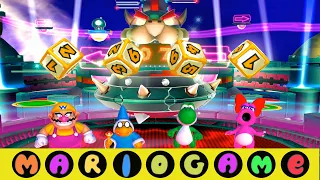 Mario Party 9 Bowser Station - Wario vs Kamek vs Yoshi vs Birdo Gameplay | MarioGame