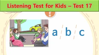 Listening Test for Kids | Test 17