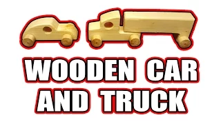 Wooden Car and Truck Toys