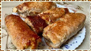 ВКУСНЫЕ СВИНЫЕ РУЛЕТИКИ С ГРИБАМИ И СЫРОМ !!!