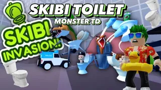 СКИБИДИ ТУАЛЕТЫ ОКРУЖИЛИ МЕНЯ!!/Roblox Monster TD