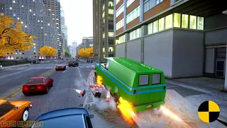 GTA 4 CRASH TESTING REAL CAR 396