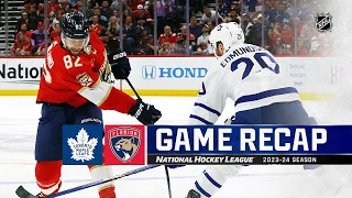 Toronto Maple Leafs vs Florida Panthers | April 16, 2024 | Game Highlights | NHL Regular Season