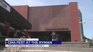 CMA Fest at the Ryman kicks off