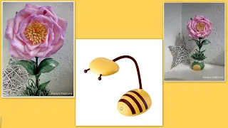 Мастер - класс декор светильника из Fix Price (цветок шиповника)