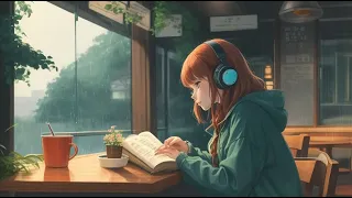 Rainy Study Cafe Ambience 🌿 Chill Ambient Music | Relax, Sleep, Work | Lofi Mix Beats