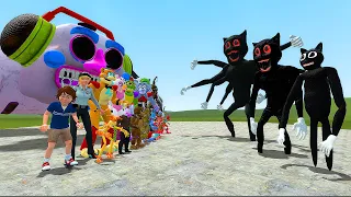 NEW CARTOON CAT FELIX VS ALL FNAF 1-9 SECURITY BREACH ANIMATRONICS In Garry's Mod! (FNAF)