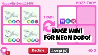 😱😛HUGE WIN! I GOT VERY HIGH VALUE MEGA NEON PET For My 4 NEON GHOST DRAGON + HUGE WIN FOR NEON DODO!