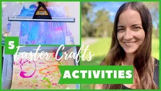 5 TODDLER ACTIVITIES AT HOME | ENTERTAIN A 2-3 YEAR OLD WITH EASTER CRAFTS