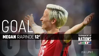 WNT vs. Japan: Megan Rapinoe Goal - Aug. 3, 2017