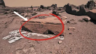 Mars Rover Driving Capture a relief design of an ancient civilizition Latest  Mars on the Surface