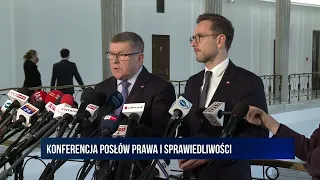 Konferencja PiS. Z. Kuźmiuk: mamy wyraźny spadek dochodów budżetowych | TV Republika