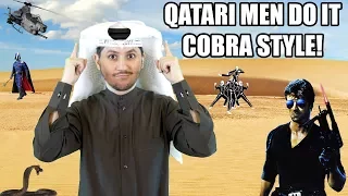 #QTip: How to wear your ghitra Cobra style -- Qatari style!